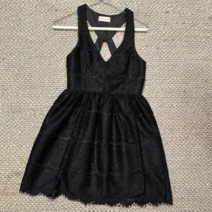 Altar'd State black lace Dress